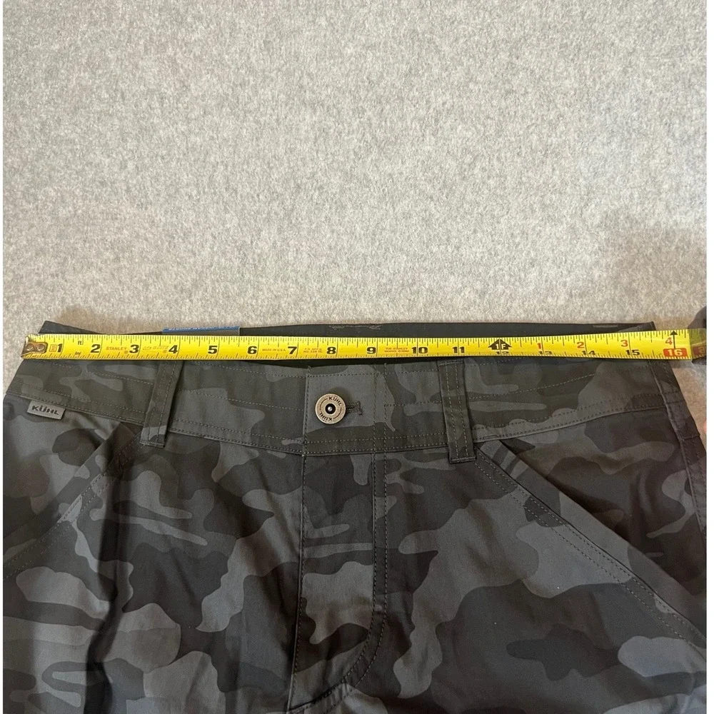 Kuhl Ambush Cargo Shorts Mens 30 Grey Camo New 5149 10